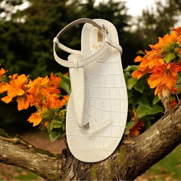 New Sam Edelman Women's Naomi Ivory Sandal ￼ ~Size 7.5 - Picture 7 of 12